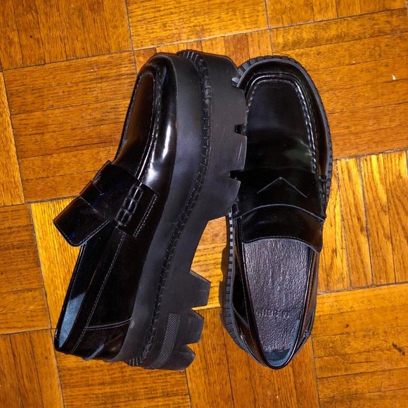 MISBHV Leather Platform Combat Loafers - Picture 4 of 4